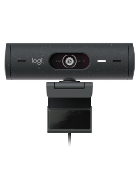 Camere Web LOGITECH Camera Web Logitech Brio 500, rezolutie video Full HD, USB-C, Grafit