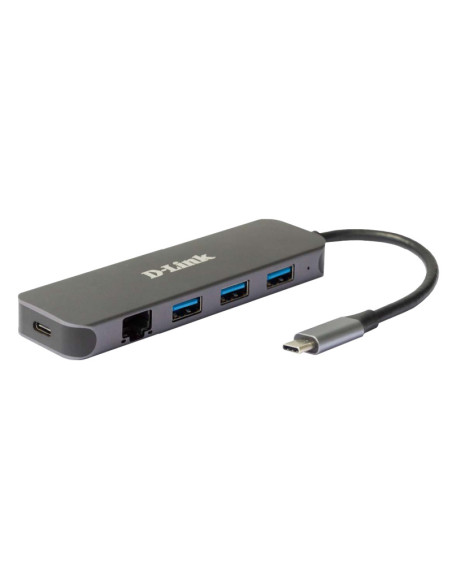 Docking station D-LINK Docking station D-Link DUB-2334, USB Type-C, 60W, Gri, 2 ani Garantie