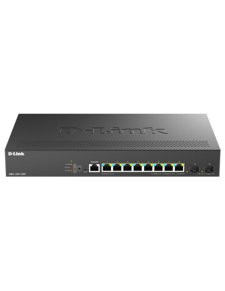Switch-uri D-LINK Switch D-Link DMS-1250-10SP , 8 porturi Gigabit, 2 porturi SFP+, Protocol 802.1D STP 802.1s MSTP 802.1w RSTP,