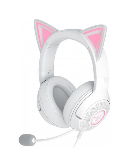 Casti audio RAZER Casti Gaming Head-band Razer Kraken Kitty V2, Wired, Alb