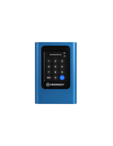 SSD-uri externe KINGSTON SSD extern Kingston Vault Privacy 80, 1.92 TB, USB Type-C, Albastru