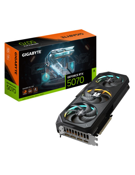 Placi video GIGABYTE Placa video Gigabyte GeForce RTX 5070, 12GB GDDR7, PCI Express 5.0, 192-bit