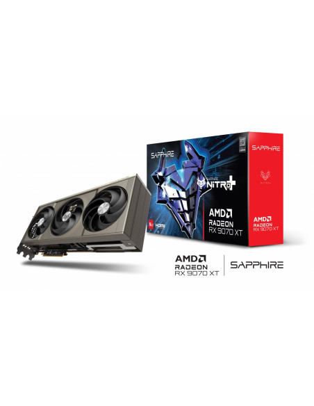 Placi video SAPPHIRE Placa video Sapphire NITRO+ Radeon RX 9070 XT, 16GB GDDR6, PCI Express 4.0, 256-bit