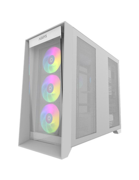 Carcase AQIRYS Carcasa AQIRYS XO-1, RGB, Mid Tower, White