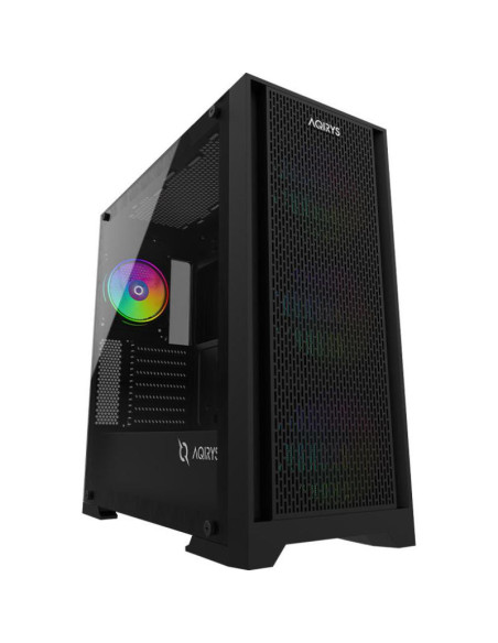 Carcase AQIRYS Carcasa AQIRYS Avior, RGB, Mid Tower, Black