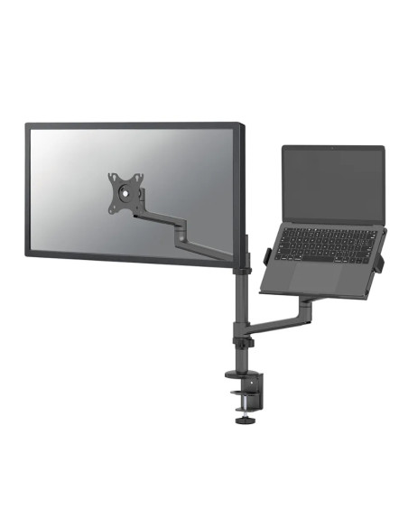 Suport TV / Monitor NEOMOUNTS Suport dublu laptop de birou Neomounts DS20-425BL2 pentru display-uri cu diagonale 17"-27", sistem