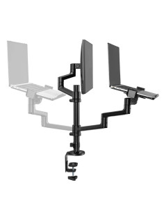 Suport TV / Monitor NEOMOUNTS Suport dublu laptop de... 2
