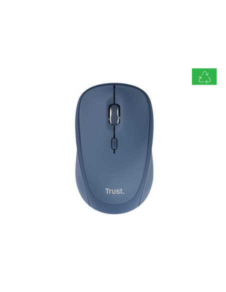 Mouse TRUST Mouse Wireless TRUST Yvi+, 1600 DPI, Albastru