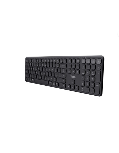 Tastaturi TRUST Tastatura Trust Vaiya, Wireless, negru