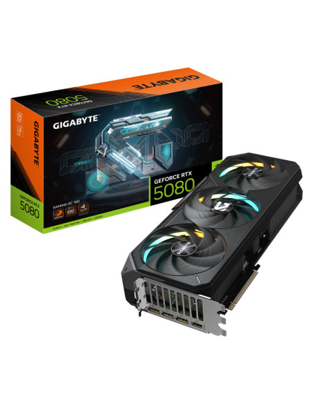 Placi video GIGABYTE Placa video Gigabyte GeForce RTX 5080 GAMING OC, 16GB GDDR7, PCI Express 5.0, 256bit