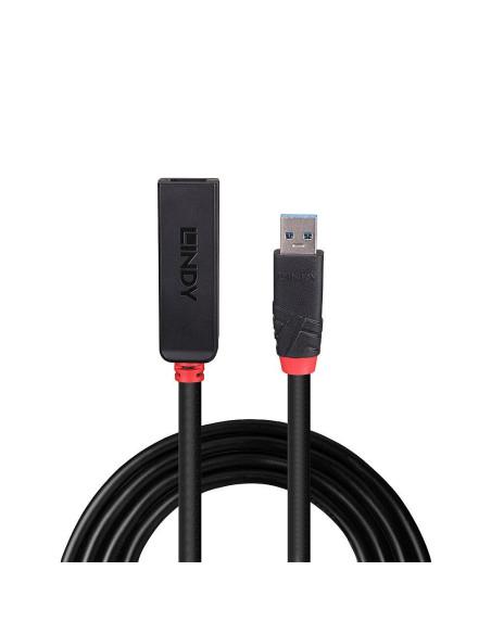 Cabluri video LINDY Adaptor Lindy USB 3.0 Active Extension Slim, material PVC, lungime cablu 5m, latime de banda suportata 5 Gbp