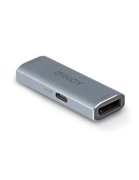 Cabluri video LINDY Adaptor Lindy DisplayPort 1.4 Repeater, latime de banda suportata 32.4 Gbps, rezolutie maxima 7680x4320@60Hz