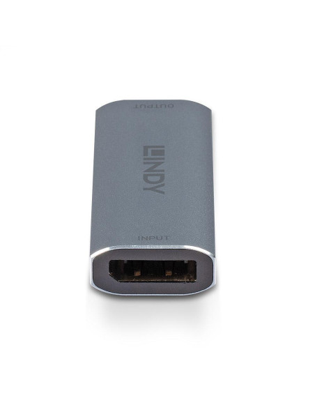 Cabluri video LINDY Adaptor Lindy DisplayPort 1.4 Repeater, latime de banda suportata 32.4 Gbps, rezolutie maxima 7680x4320@60Hz