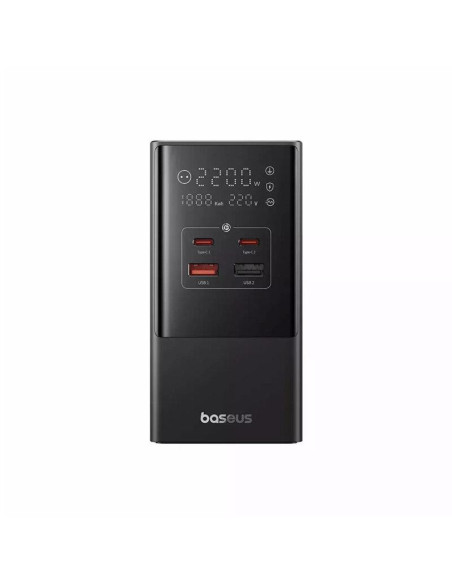 Incarcatoare telefoane BASEUS Incarcator retea Baseus PowerCombo Tower Digital Powerstrip, Quick charge 35W, 4 porturi iesire, l