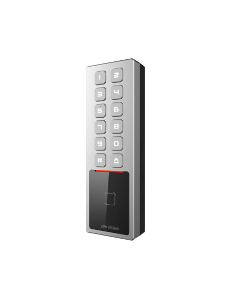 Cititoare HIKVISION Cititor de proximitate cu tastatura Hikvision DS-K1T805MX, M1 card, RS-485 and Wiegand (W26, W34), network i