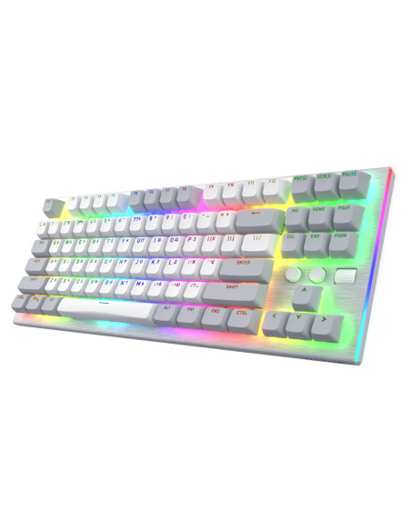 Tastaturi HATOR Tastatura Mecanica Gaming HATOR Gravity TKL, RGB, USB, Alb