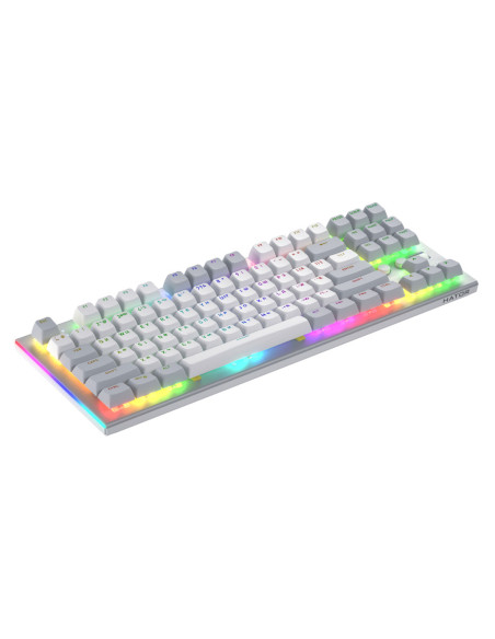 Tastaturi HATOR Tastatura Mecanica Gaming HATOR Gravity TKL, RGB, USB, Alb