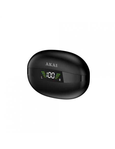 Casti audio AKAI Casti In-ear AKAI BTE-J350, Wireless, Negru