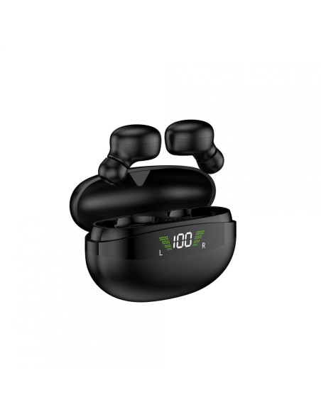 Casti audio AKAI Casti In-ear AKAI BTE-J350, Wireless, Negru