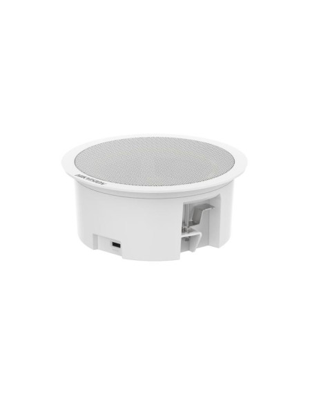 Difuzoare HIKVISION Difuzor de tavan Hikvision DS-QAZ0203G1-S, putere difuzor: 3W, senzitivitate: 93 dB, frecventa: 300 Hz to 15