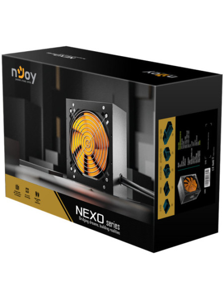 Surse PC NJOY Sursa nJoy Nexo 650, 80 PLUS Gold, 650 W