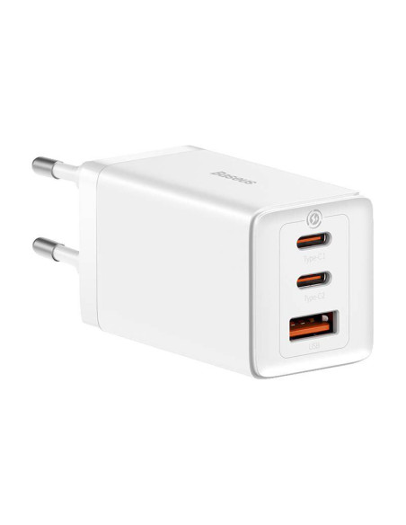 Incarcatoare telefoane BASEUS Incarcator retea Baseus GaN5 PRO, Quick Charge 65W, 2 porturi USB PD, 1 port USB Quick Charge, inc