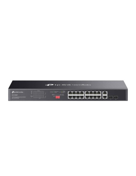 Switch-uri TP-LINK Omada 18-Port Gigabit Rackmount Switch with 16-Port PoE+ PORT: 16× Gigabit PoE+ Ports, 2× Gigabit Non-PoE Por