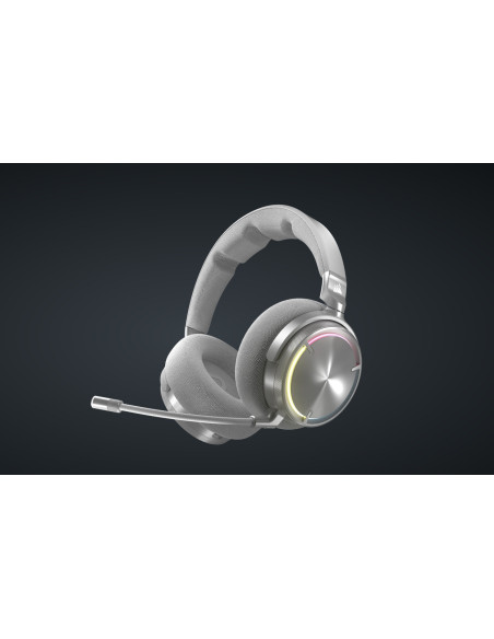 Casti audio CORSAIR Casti Gaming Head-band Corsair VIRTUOSO MAX WIRELESS, Wireless, noise-canceling, Argintiu