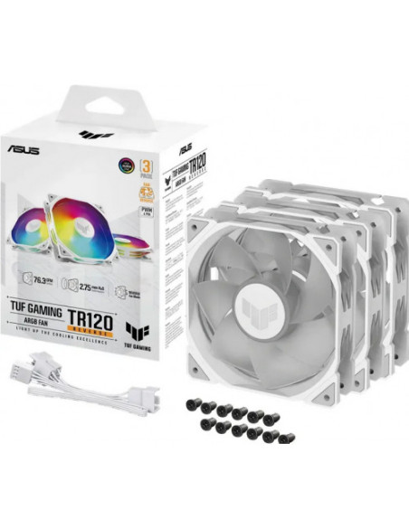 Ventilatoare carcasa ASUS Fan AS TUF Gaming TR120 ARGB RV WHI 3IN1