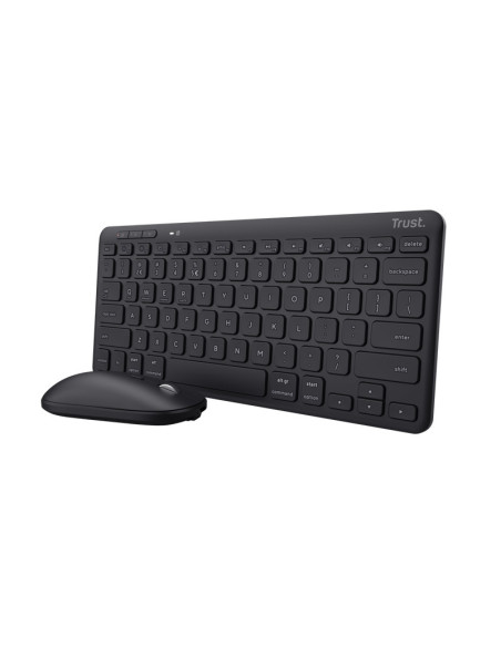 Kit mouse tastatura TRUST Kit Wireless tastatura si mouse Trust Lyra, negru