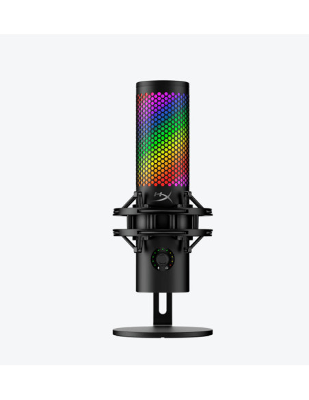 Microfoane HP Microfon HyperX QuadCast 2 S, tip Cardioid, USB, LED backlight