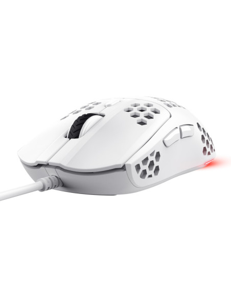 Mouse TRUST Mouse Gaming Trust GXT 928W Helox, 6400 dpi, Alb