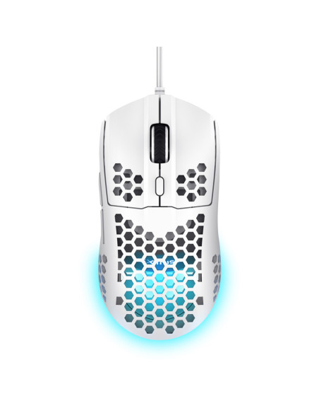 Mouse TRUST Mouse Gaming Trust GXT 928W Helox, 6400 dpi, Alb