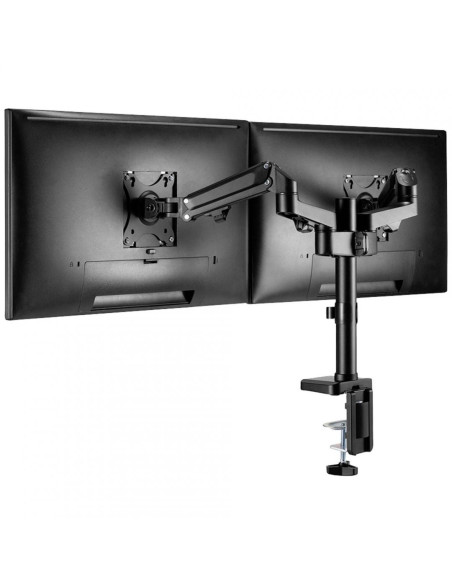 Suport TV / Monitor NEOMOUNTS Brat de birou pentru monitor Neomounts, poate sustine 2 monitoare cu diagonala display 17-27", sup