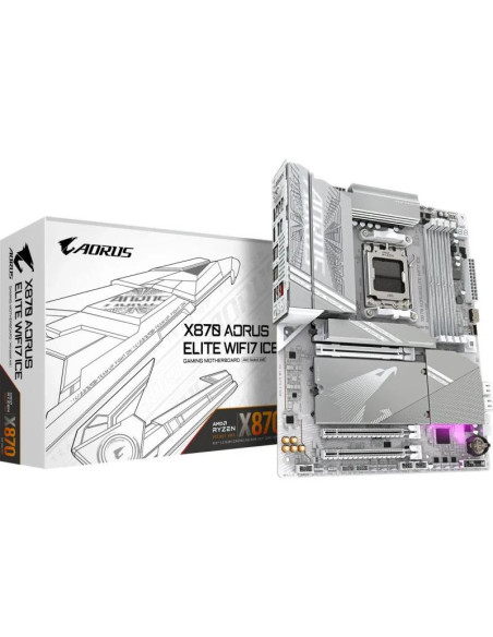 Blaci de baza GIGABYTE MB GIGABYTE X870 AORUS ELITE WIFI7 ICE
