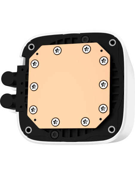 Cooler Procesor DEEPCOOL Cooler Procesor DeepCool LS720 WH, Lichid, 12 cm, 3 ventilatoare, aRGB