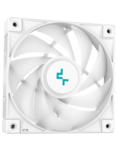 Cooler Procesor DEEPCOOL Cooler Procesor DeepCool LS520 WH, Lichid, 12 cm, 2 ventilatoare, aRGB