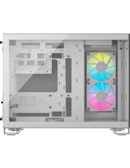 Carcase CORSAIR CR Case iCUE 2500X RGB Micro ATX White