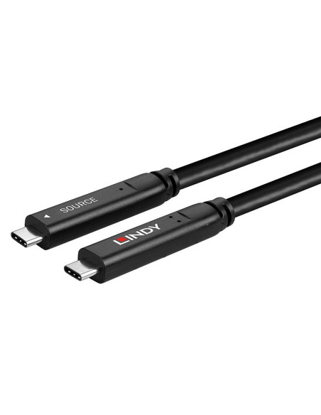 Cabluri video LINDY Cablu Lindy 10 m USB 3.2 Gen 1 & DP 1.4 Type C, latime de banda suportata 5Gbps (USB 3.2 Gen 1), 16.2Gbps (D