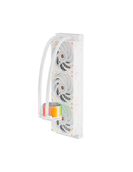 Cooler Procesor 1st PLAYER Cooler Procesor 1stPlayer CC-360-WH, Lichid, 12 cm, 3 ventilatoare, aRGB