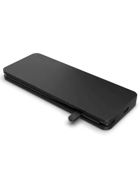 Docking station LENOVO Docking station Lenovo USB-C Slim Travel Dock, USB Type-C, 65W, Negru, 3 ani Garantie
