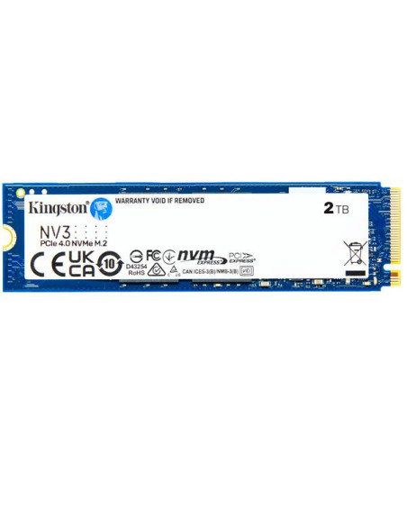 SSD-uri interne KINGSTON SSD intern Kingston NV3, 2 TB, PCI Express 4.0 x4, NVMe, M.2