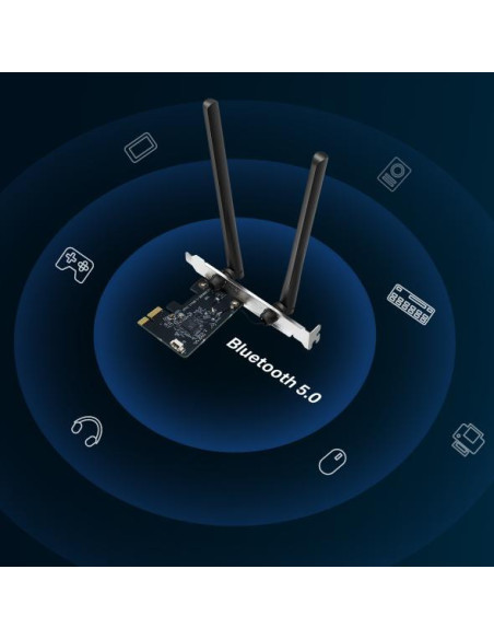 Access point & Range Ext. TP-LINK Mercusys AC1200 Wi-Fi Bluetooth PCIe Adapter