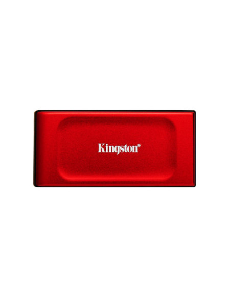 SSD-uri externe KINGSTON SSD extern KINGSTON XS1000, 2 TB, USB 3.2 Gen 2, Rosu