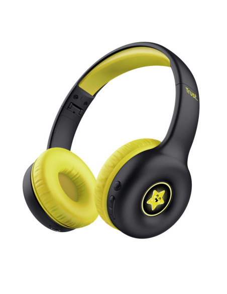 Casti audio TRUST Casti Head-band Trust Nouna, Wireless/Wired, Negru