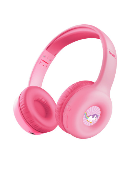 Casti audio TRUST Casti Head-band Trust Nouna, Wireless/Wired, Roz