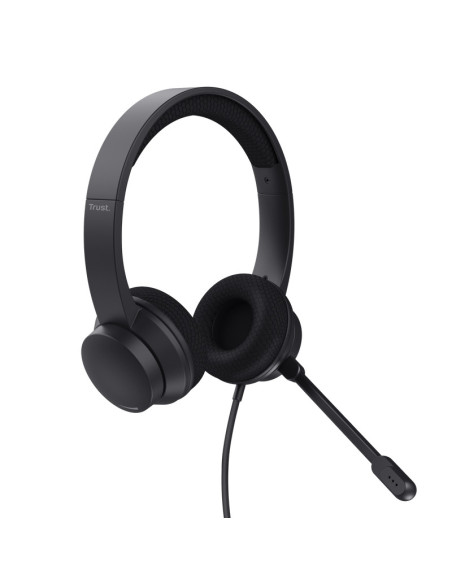Casti audio TRUST Casti Head-band Trust Ayda, Wired, noise-canceling, Negru