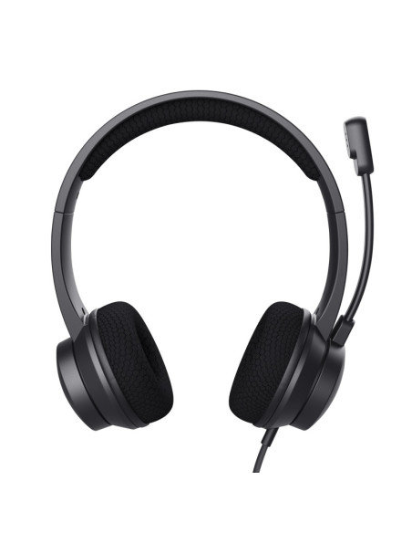 Casti audio TRUST Casti Head-band Trust Ayda, Wired, noise-canceling, Negru