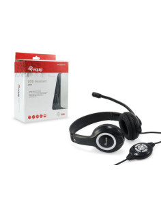 Casti audio EQUIP Casti Head-band Equip Stereo USB...
