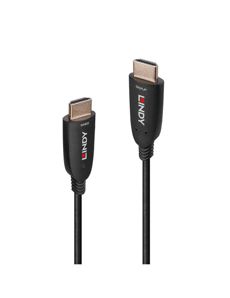 Cabluri video LINDY Cablu Lindy 10m Hybrid HDMI 8k60, latime de banda suportata 48Gbps, rezolutie maxima 7680x4320@60Hz 4:2:0 10